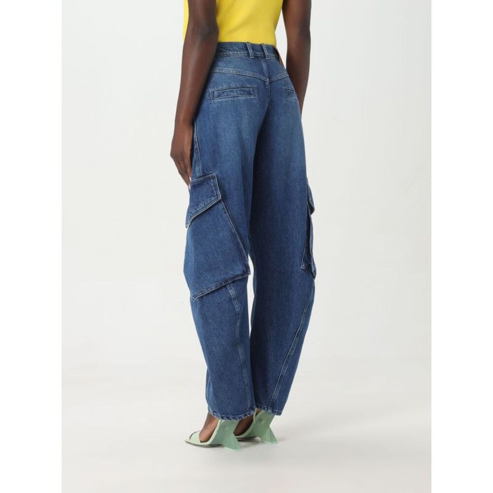 Jw Anderson Jeans Woman Blue - Picture 3 of 5